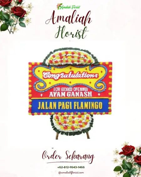 Sewa Papan Bunga Air Upas